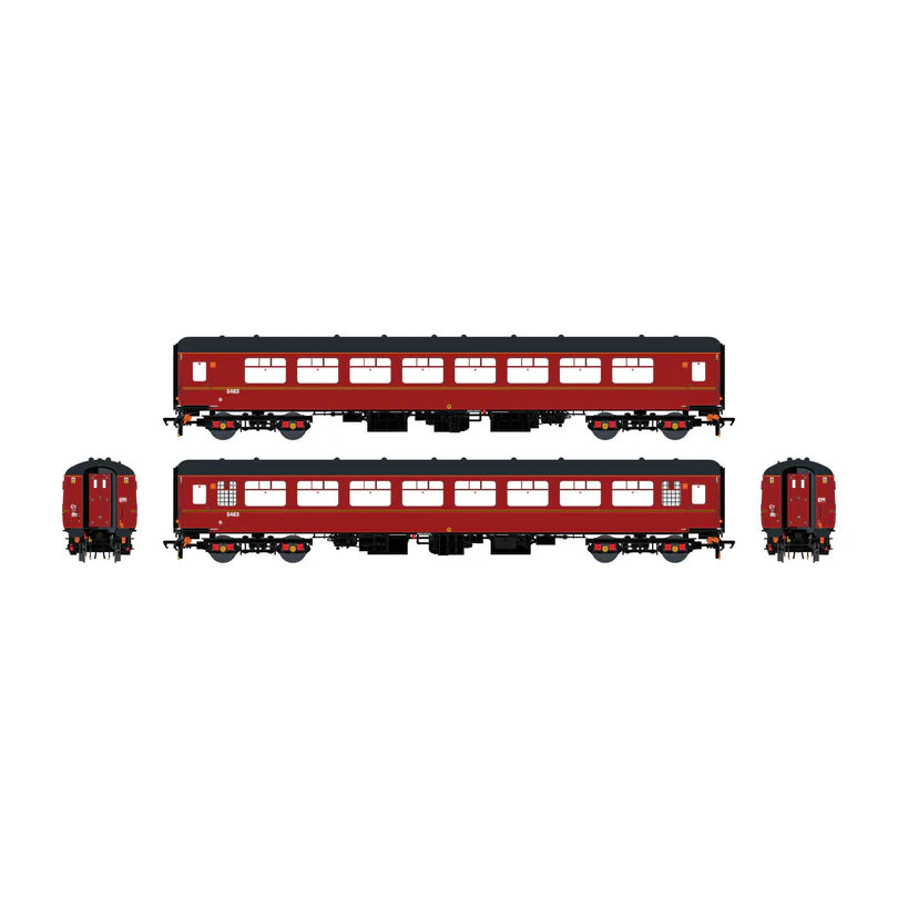 Accurascale ACC2913 BR Mk.2b TSO 5463 Maroon (South Wales & West) OO Gauge *PRE ORDER £79.99*