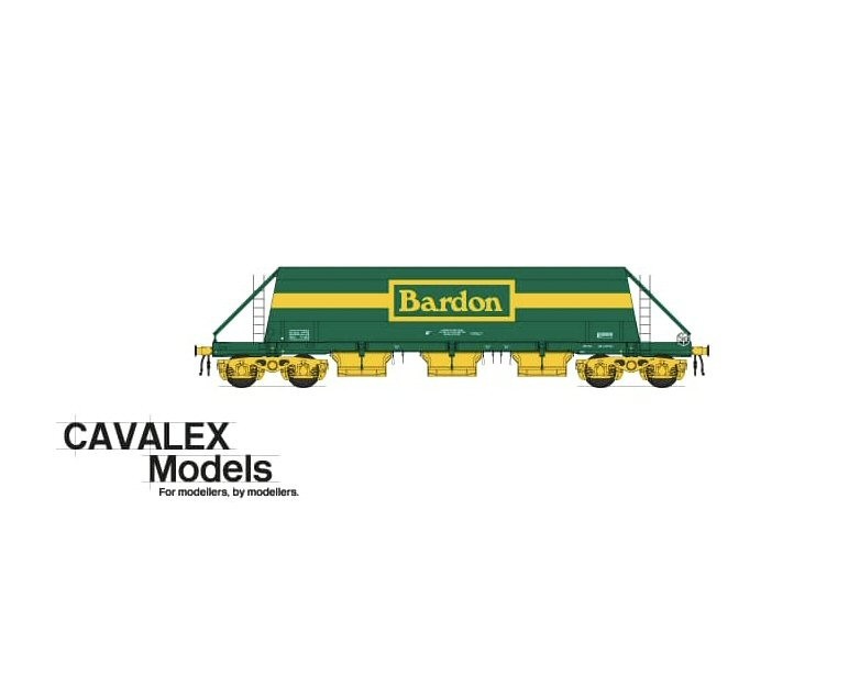 Cavalex CM JG010B (BHQ) S (1) PHA/JGA Wagon, 17148, Bardon Hill Quarries, OO Gauge