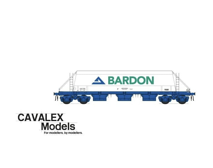 Cavalex CM JG010B (BA) S (1) PHA/JGA Wagon, 17132, Bardon Aggregates, OO Gauge