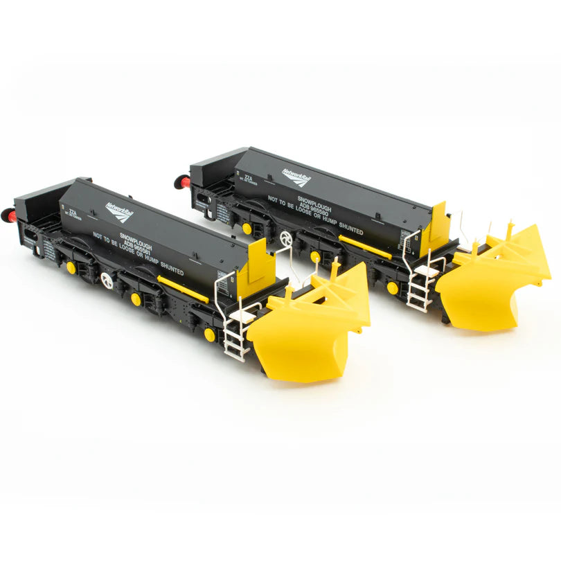 Accurascale ACC3042 Beilhack Snowplough ZZA ADB965580/581 Network Rail (ex Class 40), OO Gauge