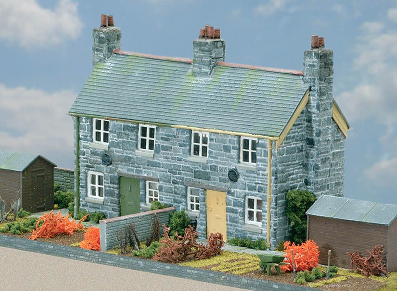 Wills kits CK21 Semi-detached Stone Cottages