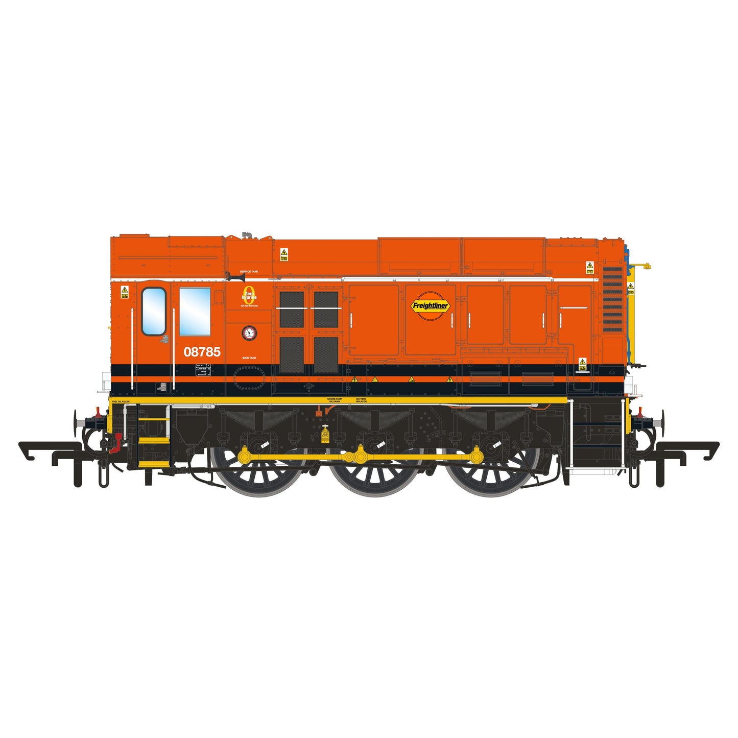 Accurascale ACC3195 BR Class 08 Freightliner/G&W Orange 08785 OO Gauge *PRE ORDER £159.99*