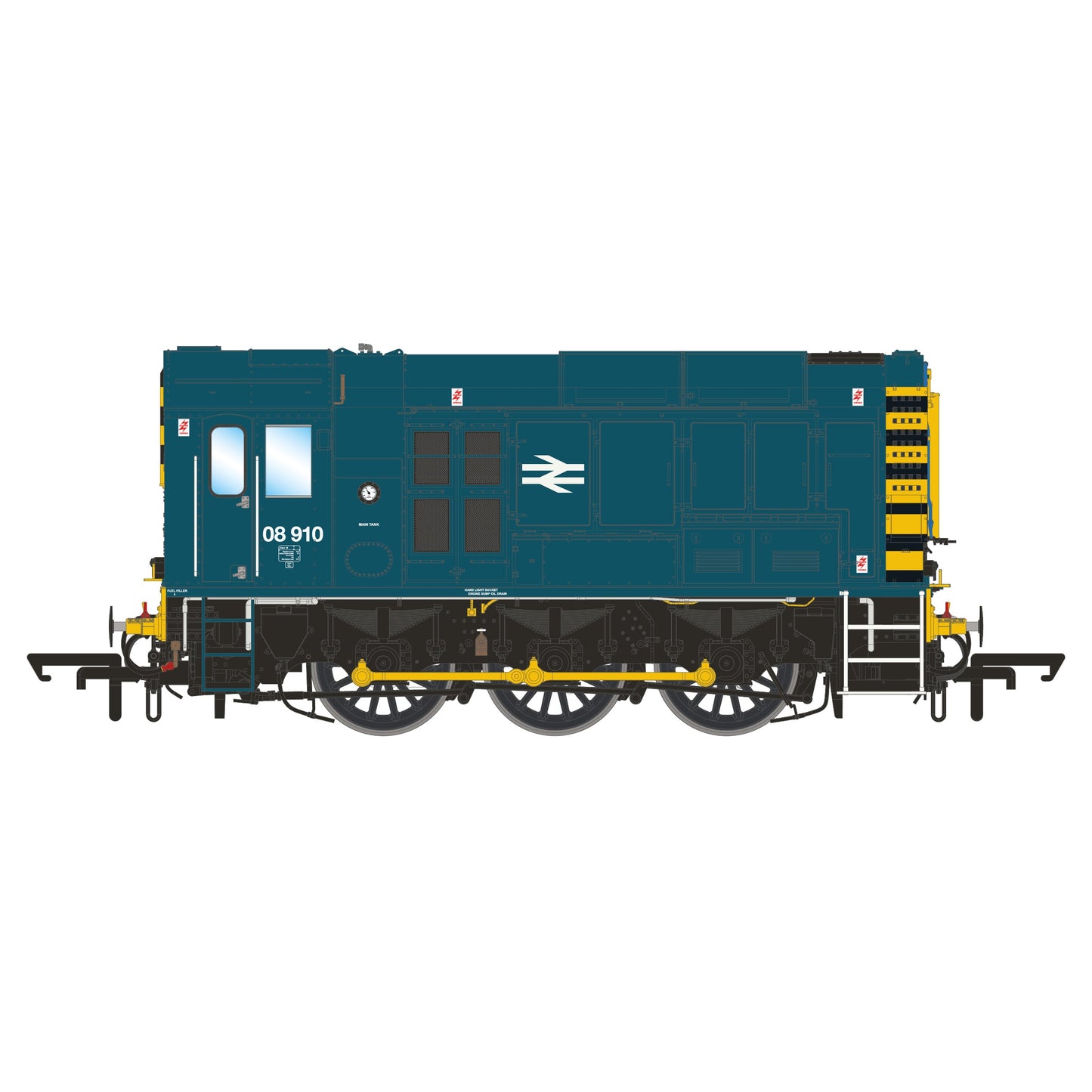 Accurascale ACC3203-DCC BR Class 08 BR Blue 08910 DCC Sound OO Gauge *PRE ORDER £259.99*