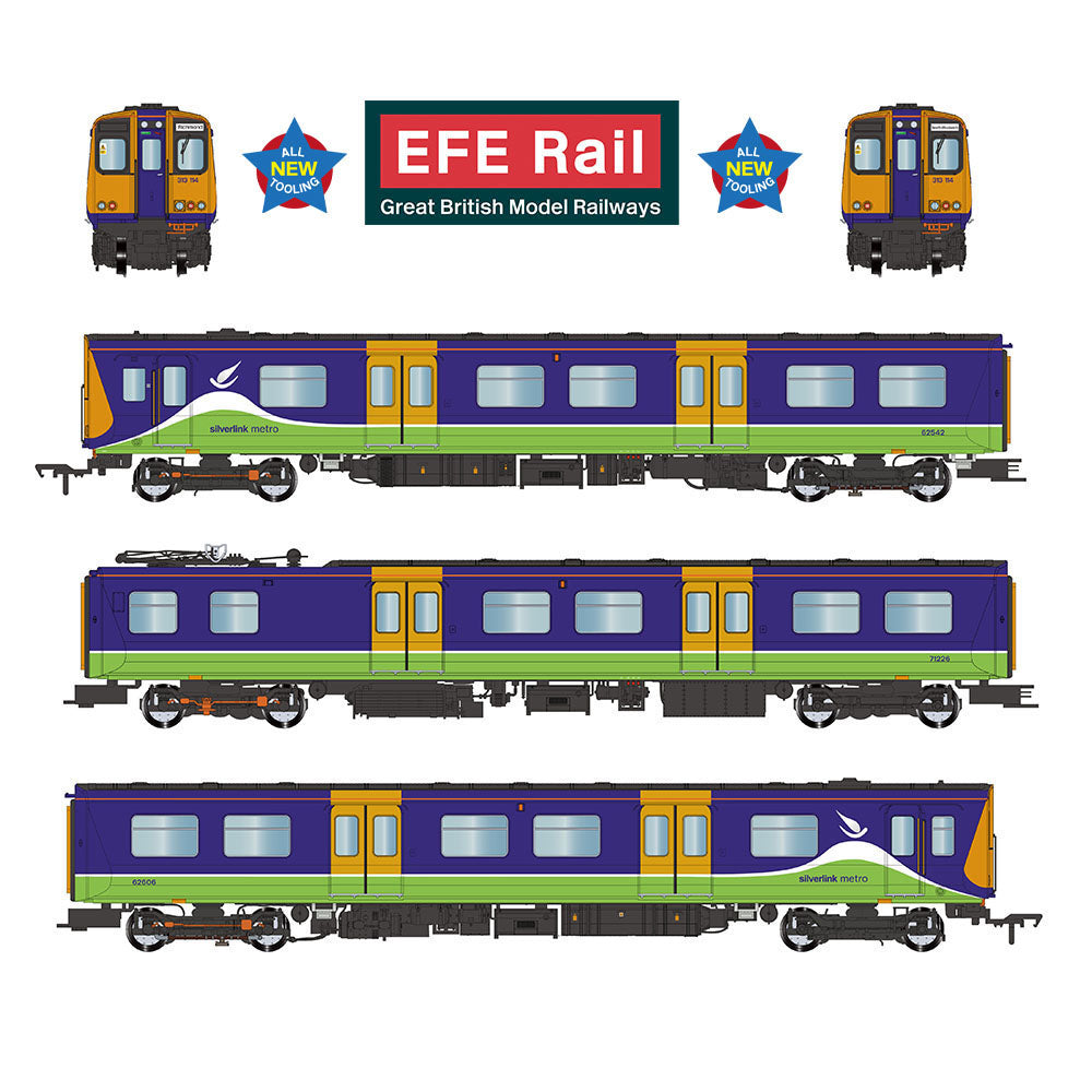 EFE Rail E81006 Class 313 3-Car EMU 313114 Silverlink Metro OO Gauge *PRE ORDER £297.46*