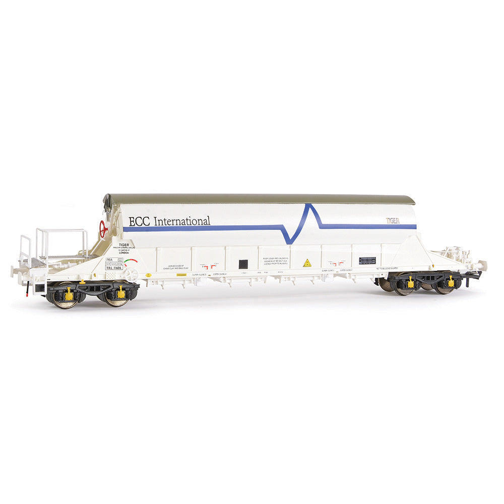 EFE Rail E87012 PBA Tiger Wagon TRL 11606 ECC Int'l White, OO Gauge *LAST FEW*