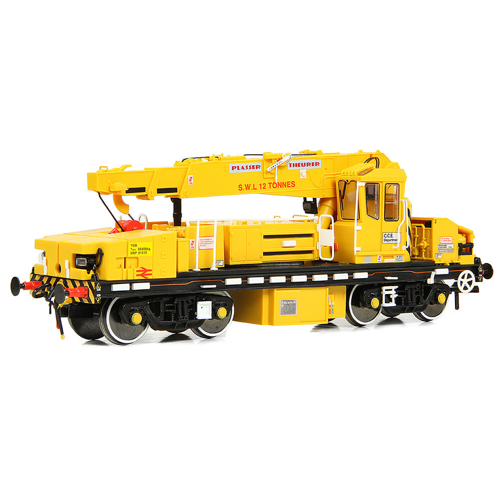 EFE Rail E87108 Plasser 12T YOB Diesel-Hydraulic Crane DRP81515 BR Departmental Yellow OO Gauge *PRE ORDER £84.96*