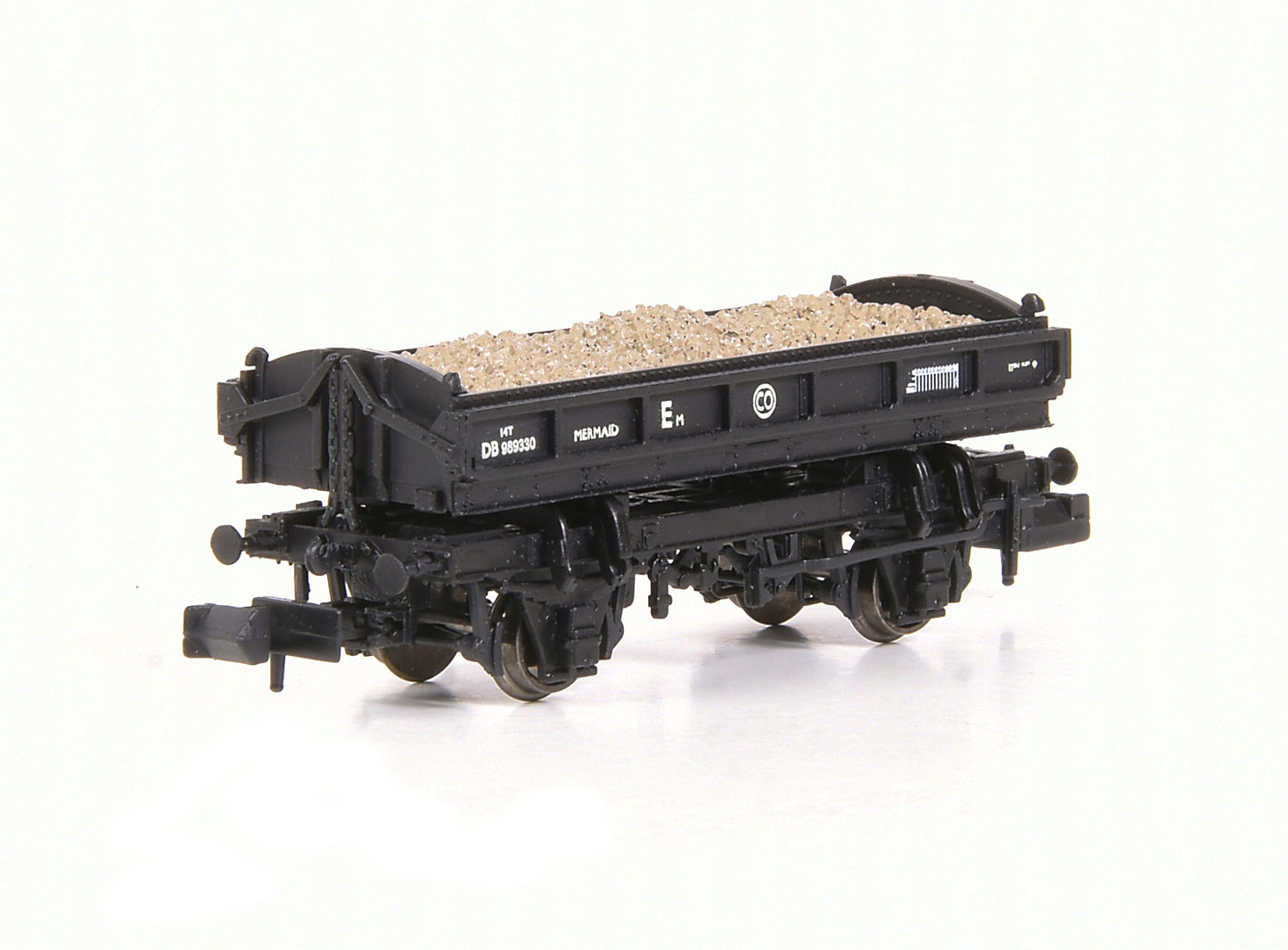 EFE Rail E87536 14T 'Mermaid' Ballast Wagon BR Departmental Black N Gauge