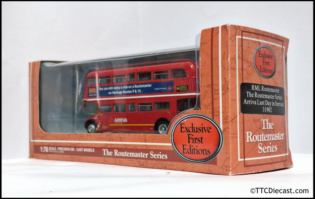 EFE 31902 Long AEC Routemaster RML, Arriva South London, Route 159 Streatham Station, PRE OWNED