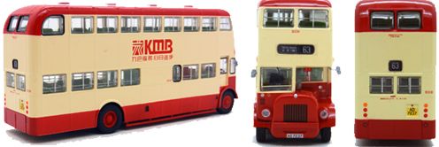 80M 38004 KMB Daimler D Rt. 63 Yau Oi (South) 1:76 Scale