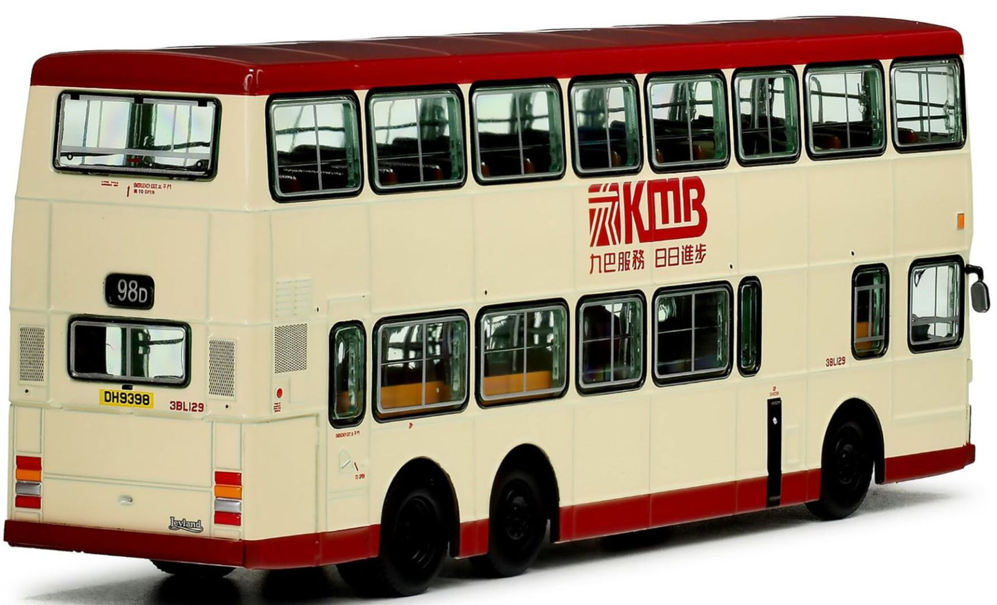 80m EIG KMB2026006 KMB Leyland Olympian 12m (98D), 1:76 Scale