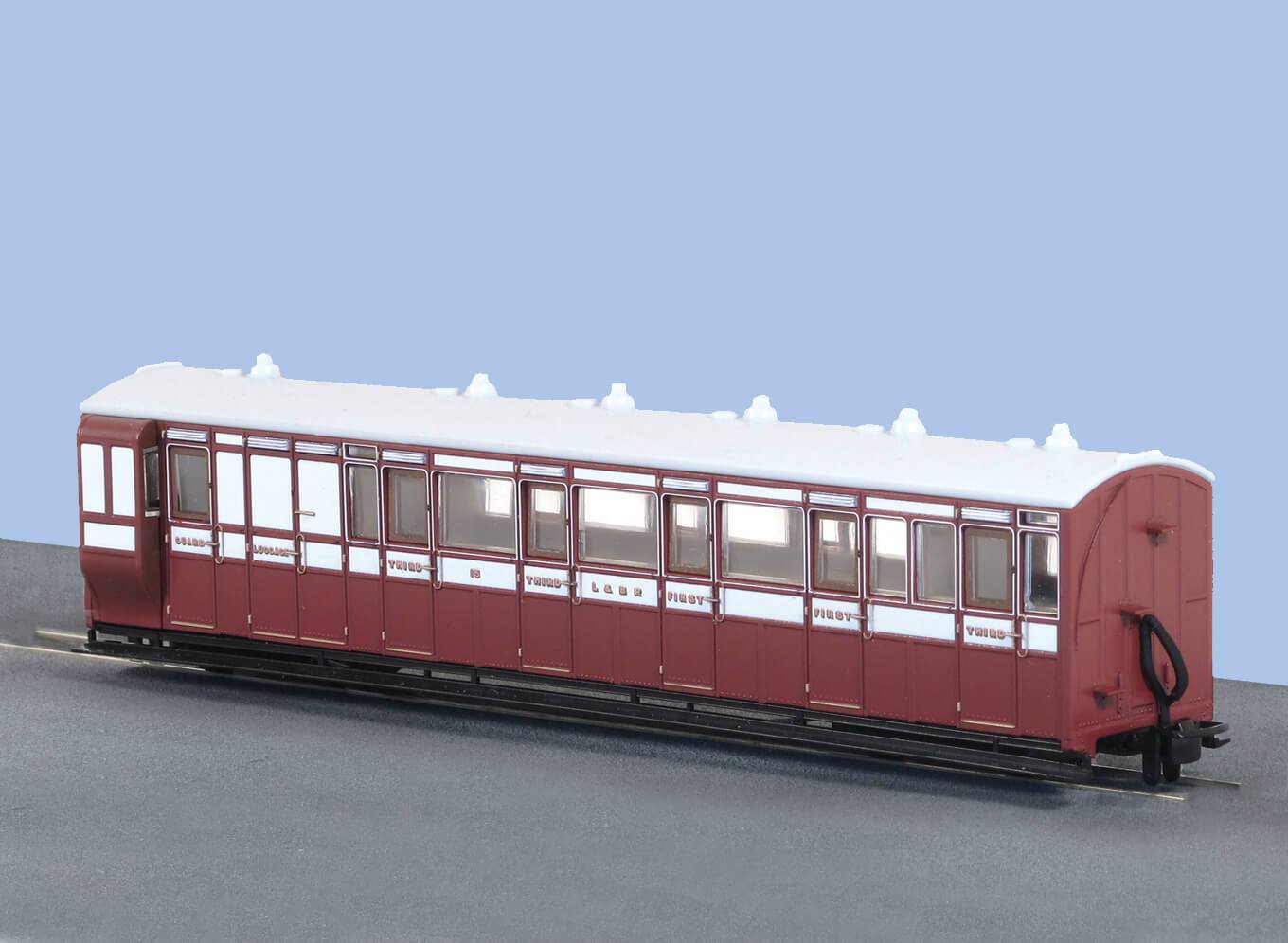 Peco GR-420A OO-9 Brake Coach, L&B Livery No.15