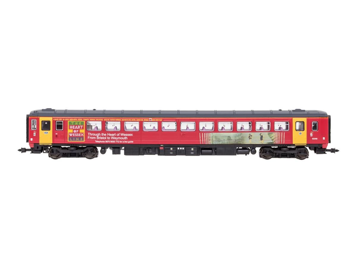 Dapol 2D-020-006D Class 153 318 Wessex Trains Pink (DCC-Fitted), N Gauge *LAST FEW*