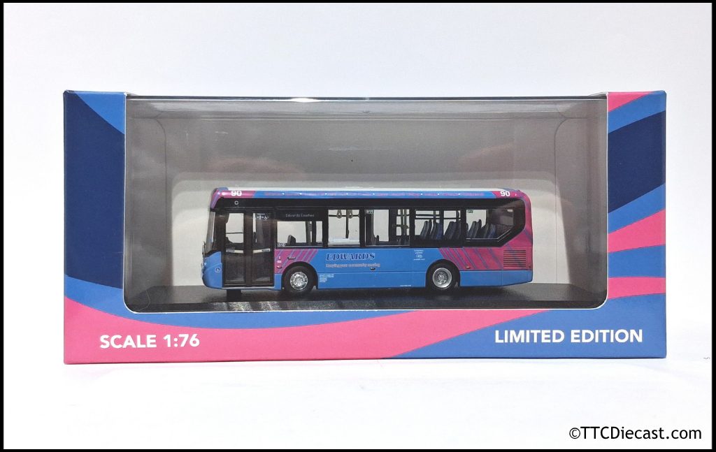 OMNIDEKKA MMC2A ADL Enviro E200MMC, Edwards Coaches, 1:76 Scale