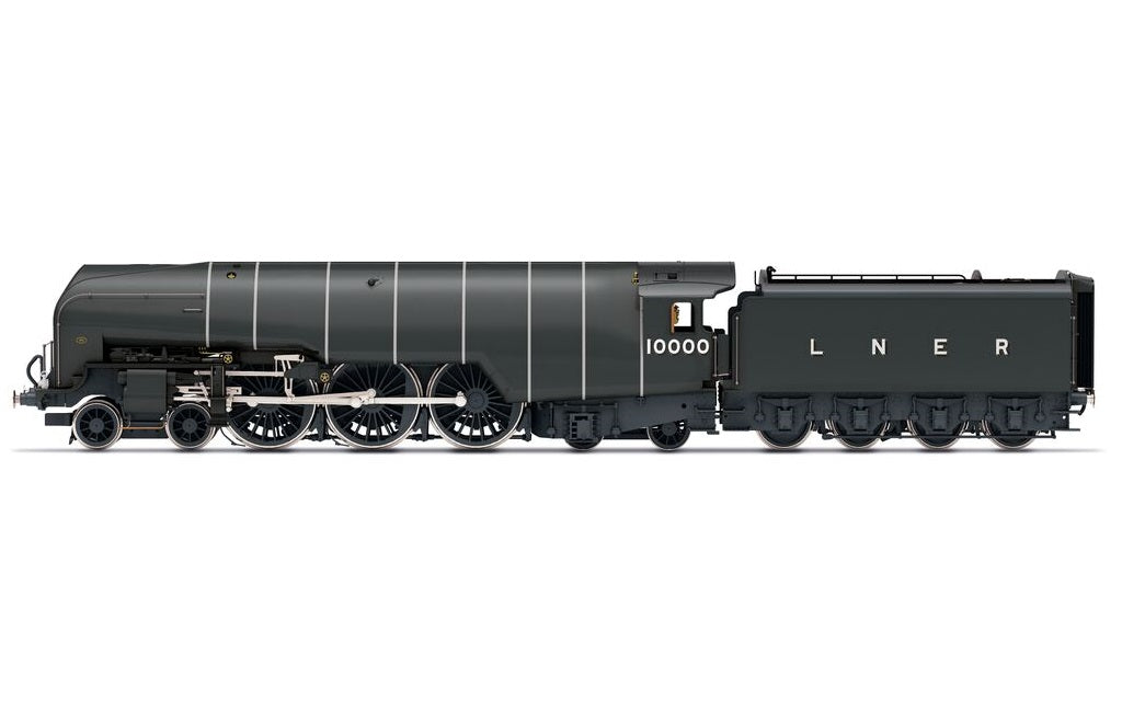 Hornby R30126 LNER, W1 Class Hush Hush (Smoke Lifting Cowl) 4-6-4, 10000 - Era 4 *LAST FEW*