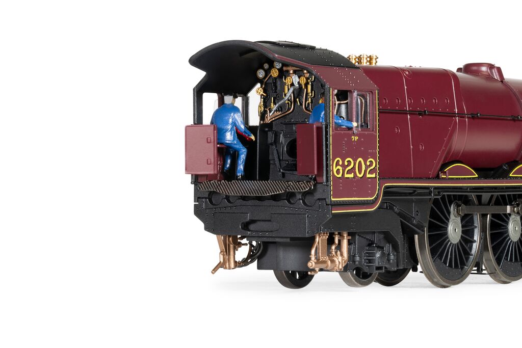 Hornby R30134 LMS, Princess Royal Class 'The Turbomotive', 4-6-2, 6202 Era 3 - OO Gauge