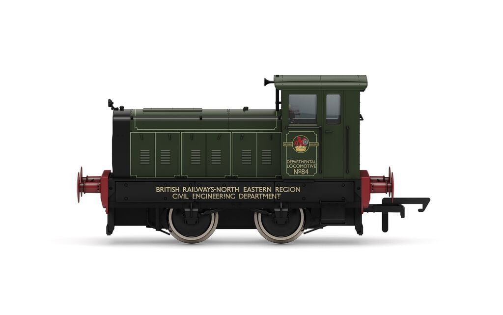 Hornby R3896 BR, Ruston & Hornsby 88DS, 0-4-0, No. 84 - Era 6 *LAST FEW*