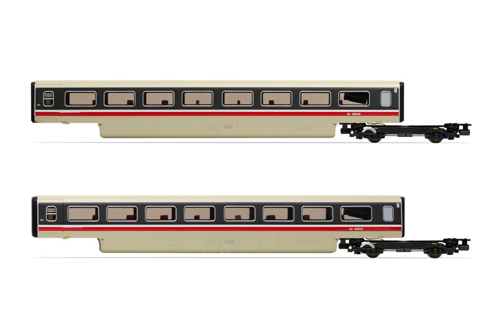 Hornby R40011 BR, Class 370 APT 2-car TS Coach Pack, 48203 + 48204 - Era 7, OO Gauge *LAST FEW*