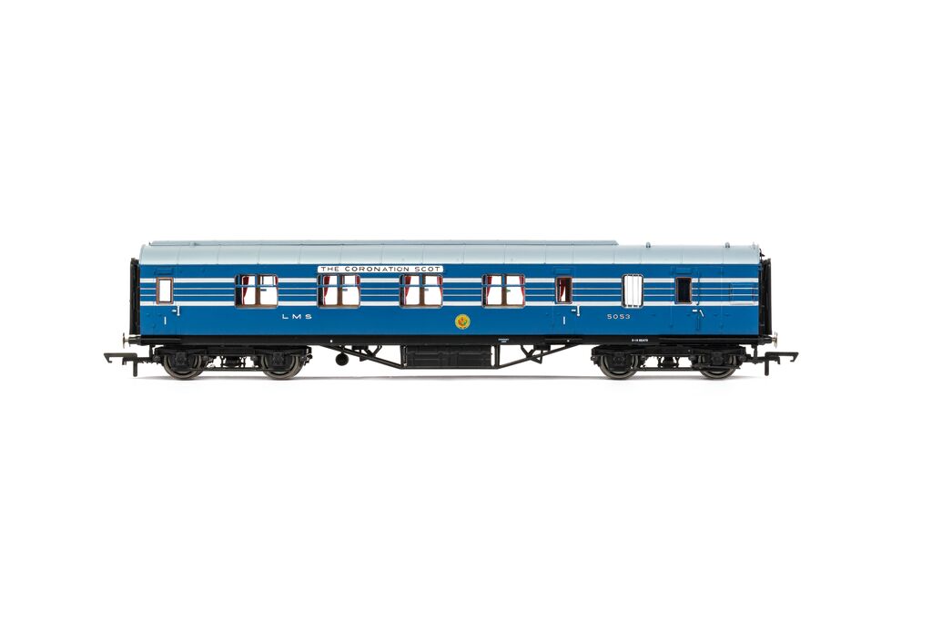 Hornby R40052 LMS, Stanier D1961 Coronation Scot 57' BFK, 5053- Era 3 - OO Gauge *LAST ONE*