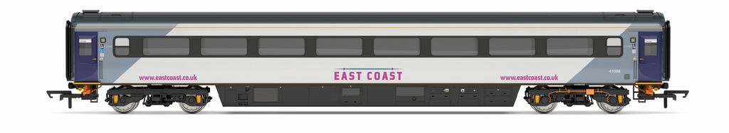 Hornby R40244 East Coast, Mk3 Trailer First Disabled, 41098 - Era 10, OO Gauge *LAST FEW*
