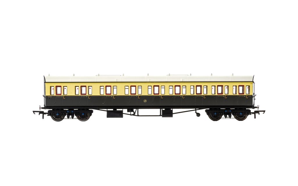 Hornby R4874 GWR, Collett 57' Bow Ended E131 9 Compart / Compo (LH), 6360 *LAST ONE*