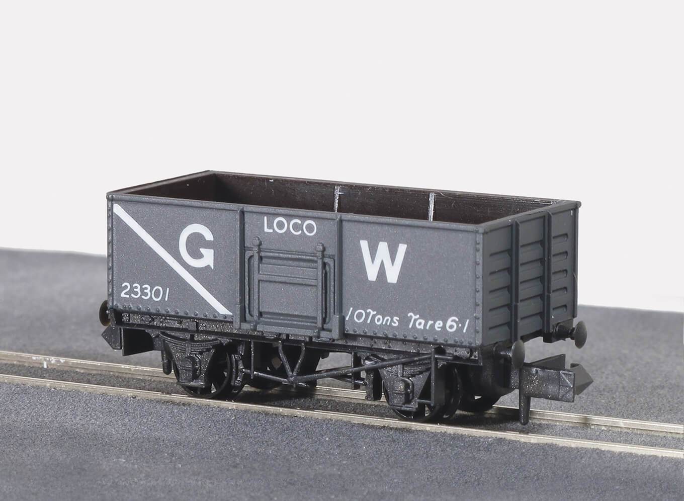 Peco NR-44W Coal, Butterley Steel type, GW, dark grey