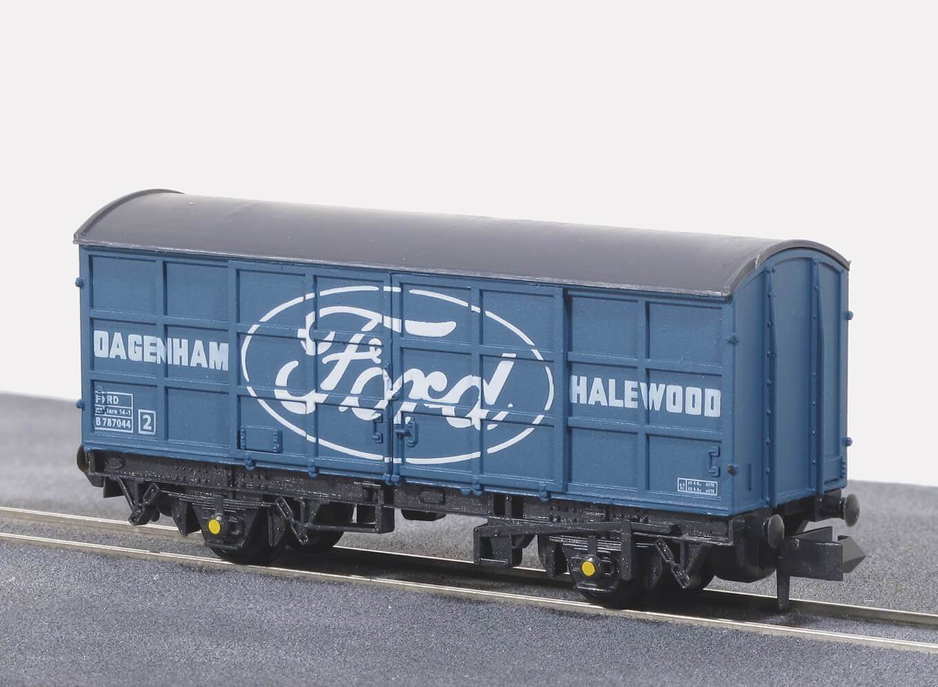 Peco NR-P57A Pallet Van, Ford, Dagenham - Halewood, Blue, No. 787044