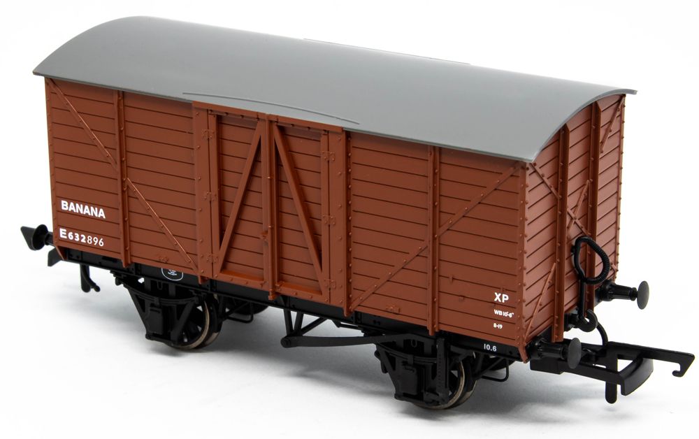 Oxford Rail OR76BAN002B GE Banana Van BR E632896 OO Gauge