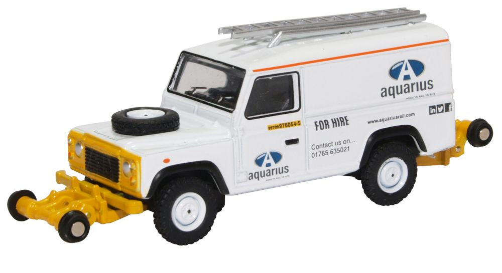 Oxford Rail OR76ROR004 Land Rover Rail Road Defender Aquarius Rail Technology Defender 90