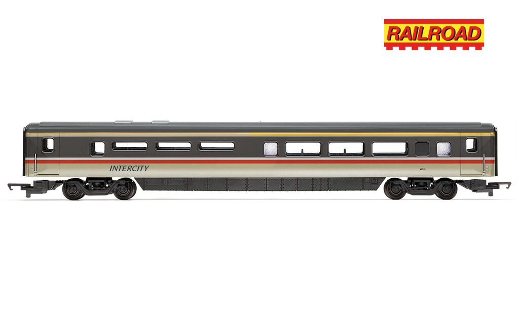 Hornby R40557 RailRoad BR Intercity Mk4 Buffet coach 10321 OO Gauge *PRE ORDER £31.49*