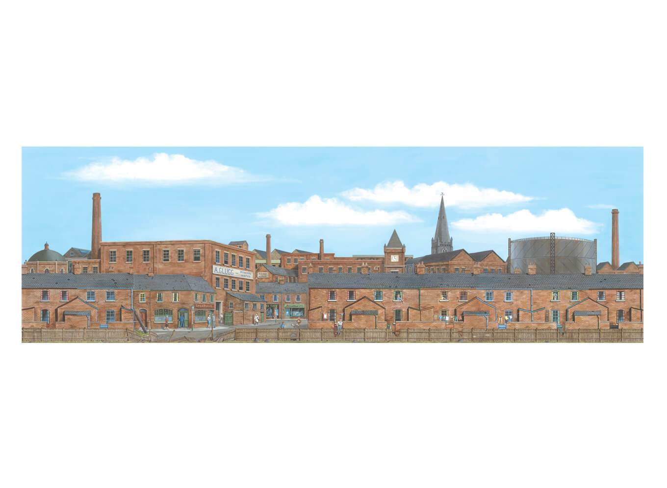 Peco SK-25 Old Industrial Town, centre