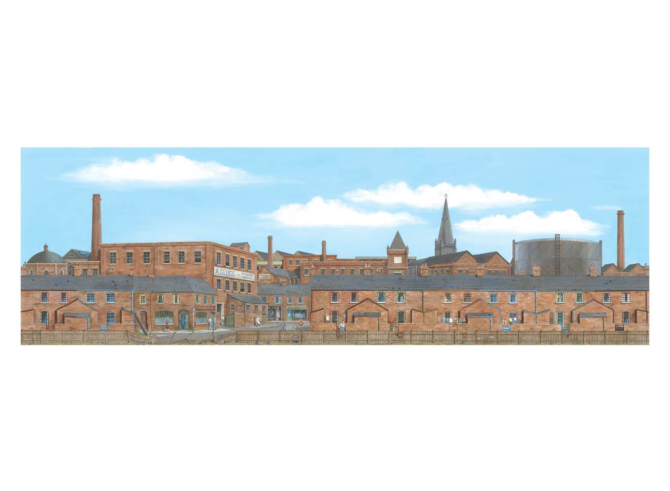 Peco SK-45 Old Industrial Town, Centre