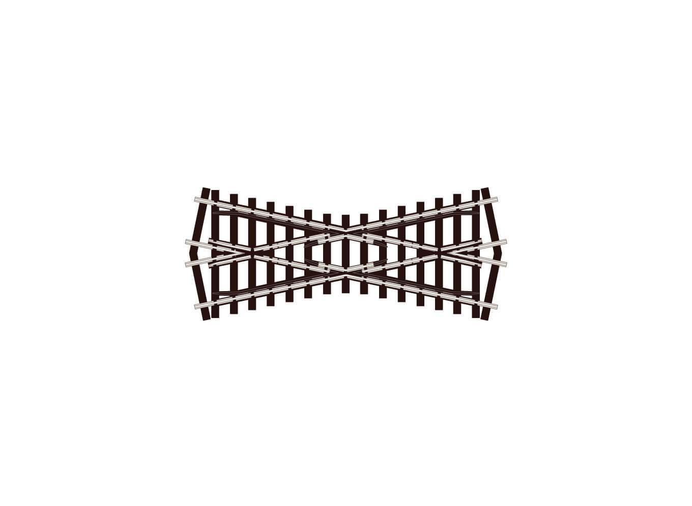 Peco SL-193 Short crossing (24° angle)