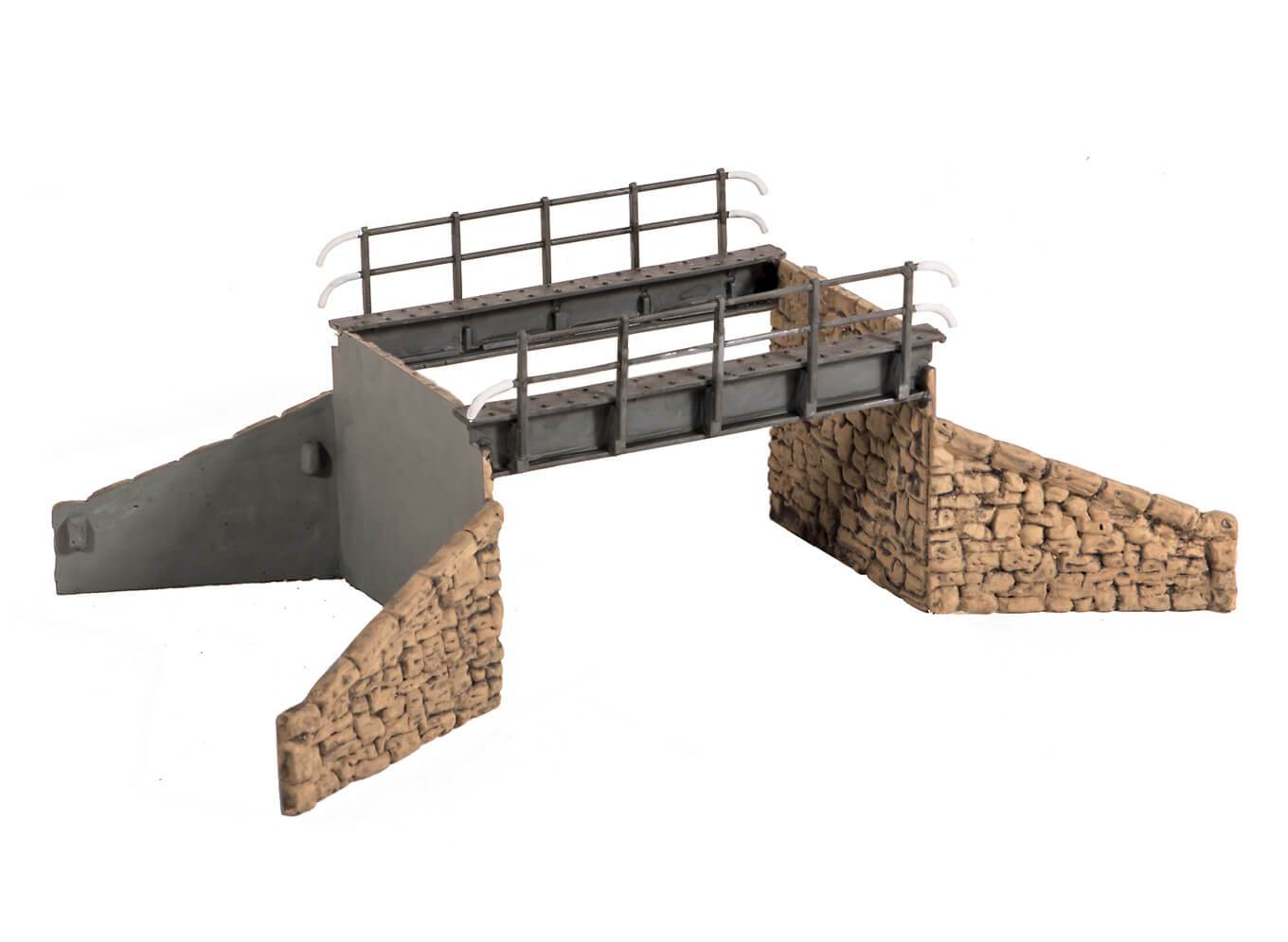 Wills SS28 Occupational Bridge & Stone Abutments, Single Track