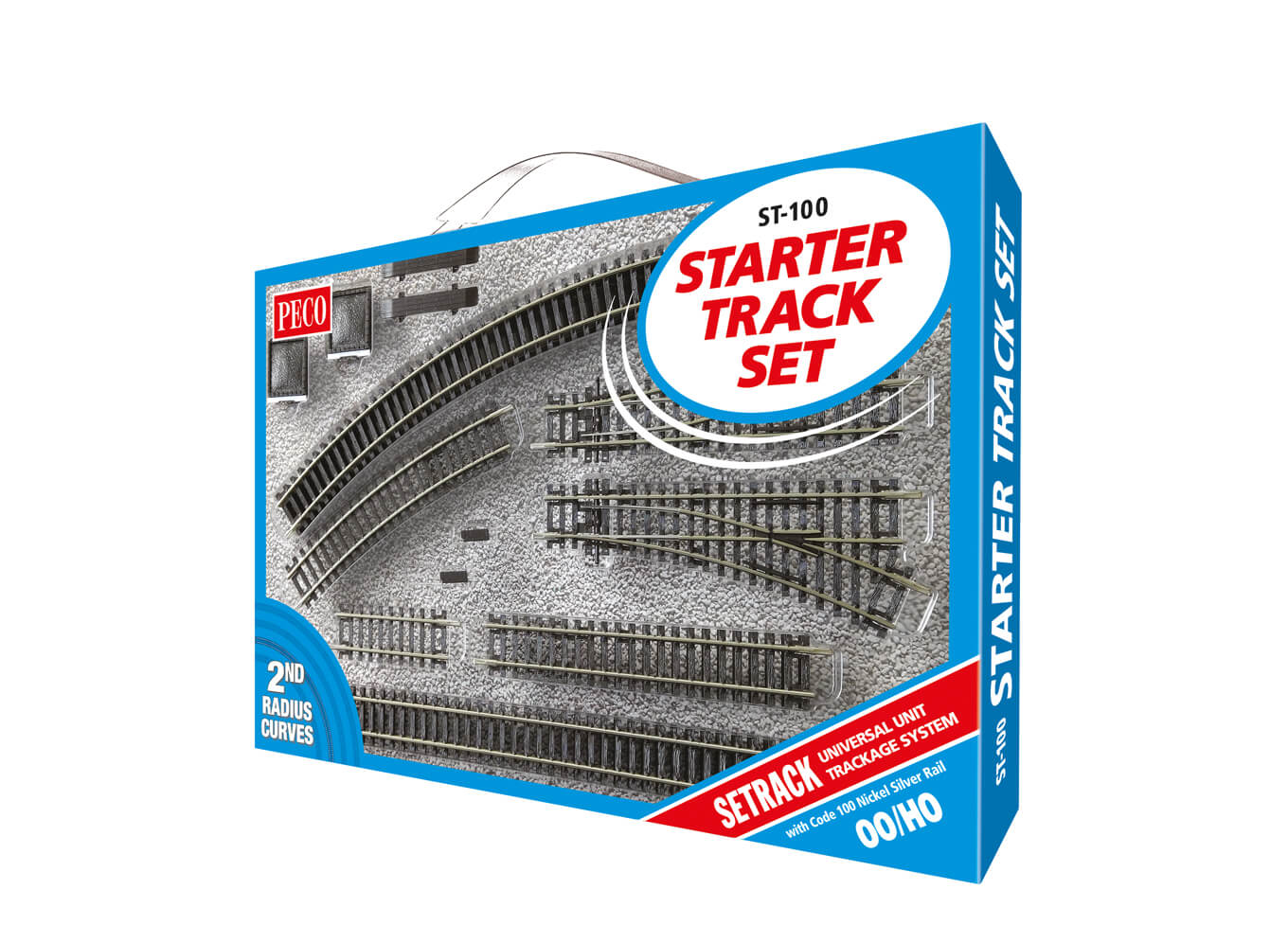 Peco ST-100 Setrack OO/HO Starter Track Set, complete, boxed