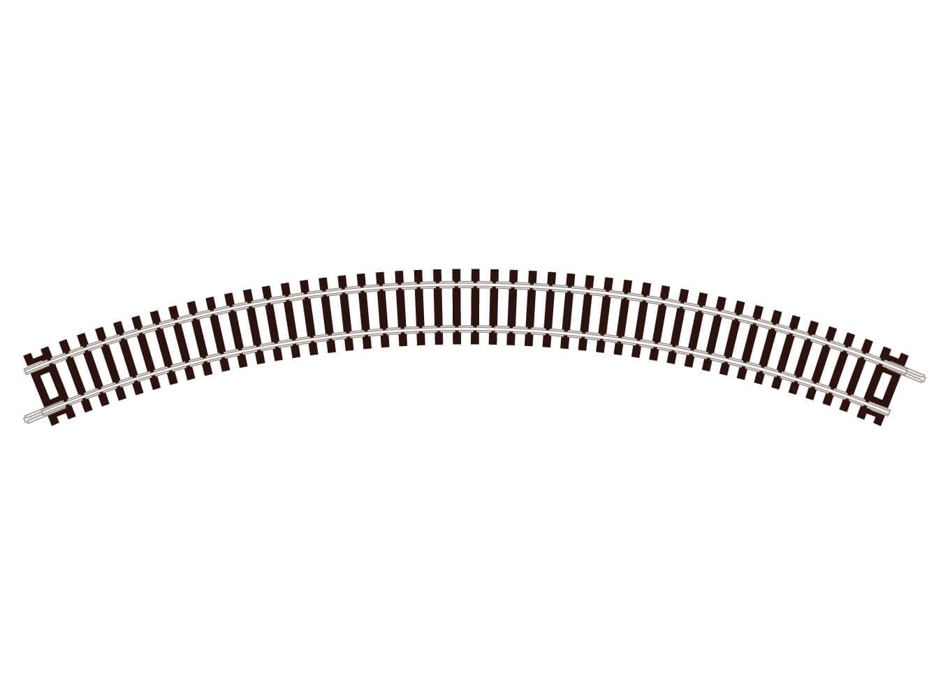 Peco ST-12 No.1 Radius Double Curve, 228mm (9in) radius