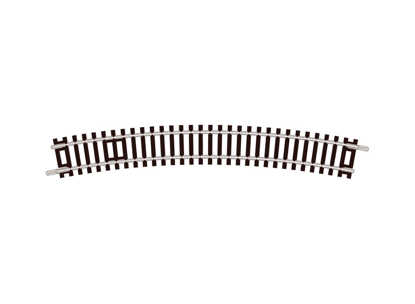 Peco ST-16 No.3 Radius Standard Curve, 298.5mm (11¾in) radius