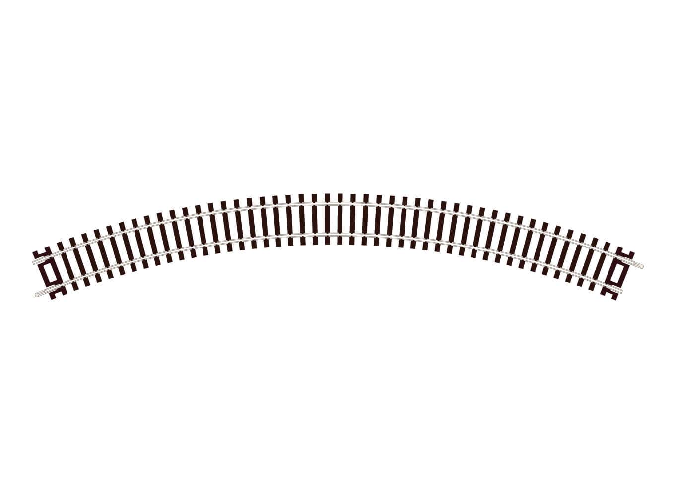 Peco ST-226 No.2 Radius Double Curve, 438mm (17¼in) radius