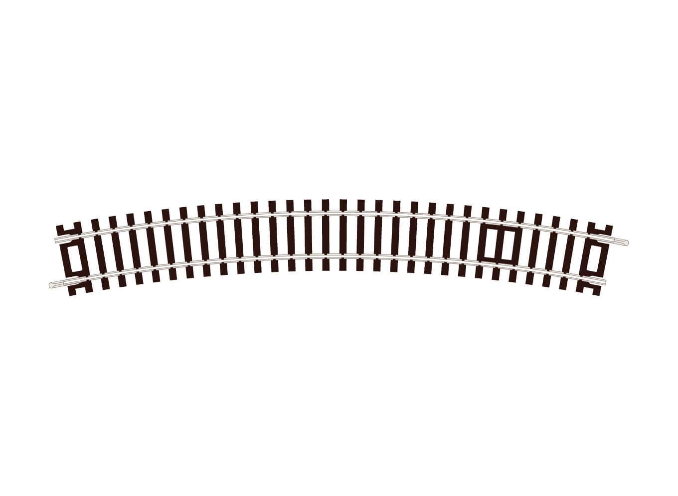 Peco ST-235 No.4 Radius Standard Curve, 571.5mm (22½in) radius