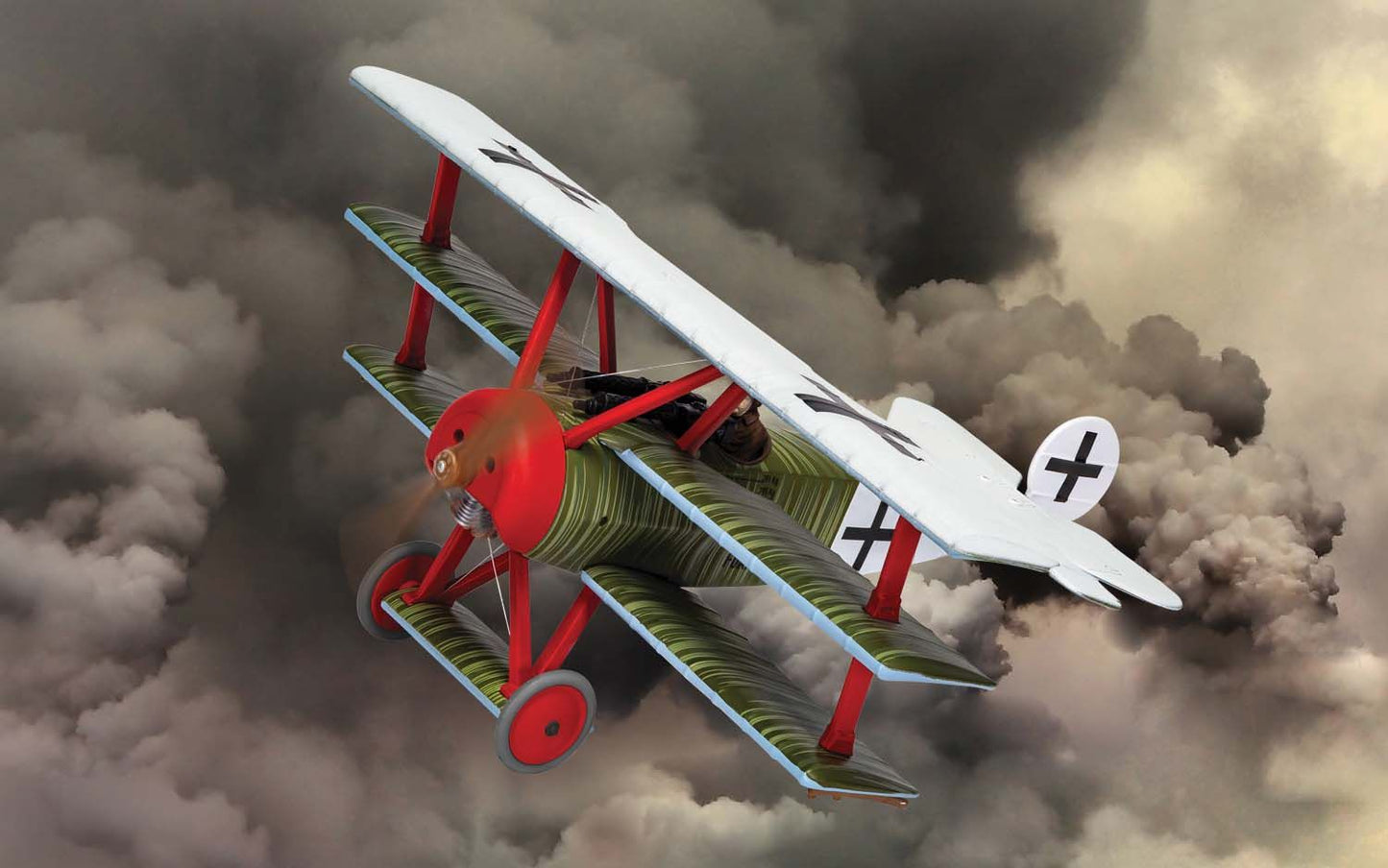 Corgi AA38312 Fokker DR1 Triplane Ltn Hans Weiss 1:48 Scale