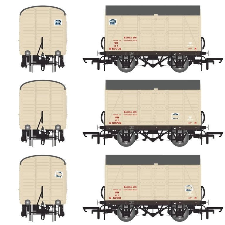 Accurascale ACC2050 SR D1479 Van Modified SR Livery (1936 to 1941) Triple Pack 2 - OO Gauge