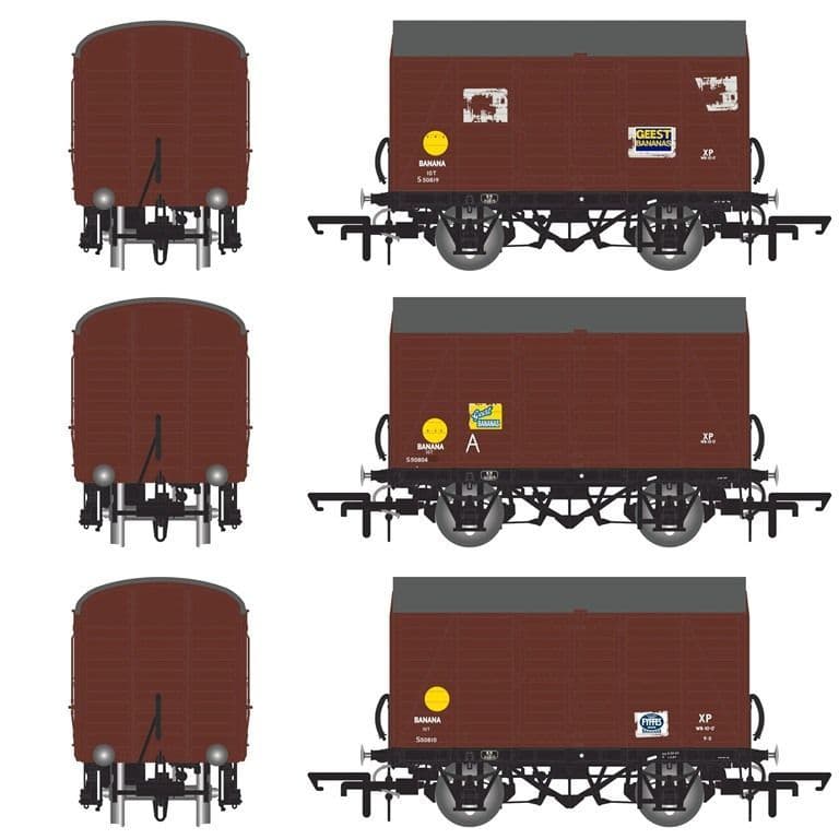 Accurascale ACC2054 SR D1479 Van British Railways (1961 onwards) Triple Pack - OO Gauge