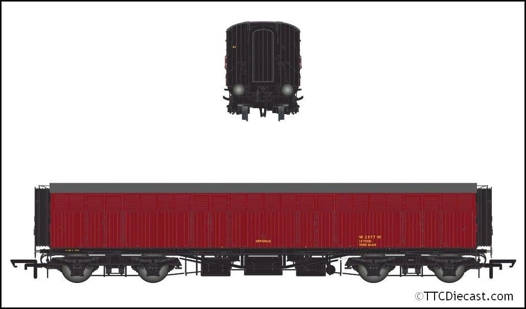 Accurascale ACC2410 Siphon G - Dia. O.33 - BR Carmine Red: W2977W, OO Gauge