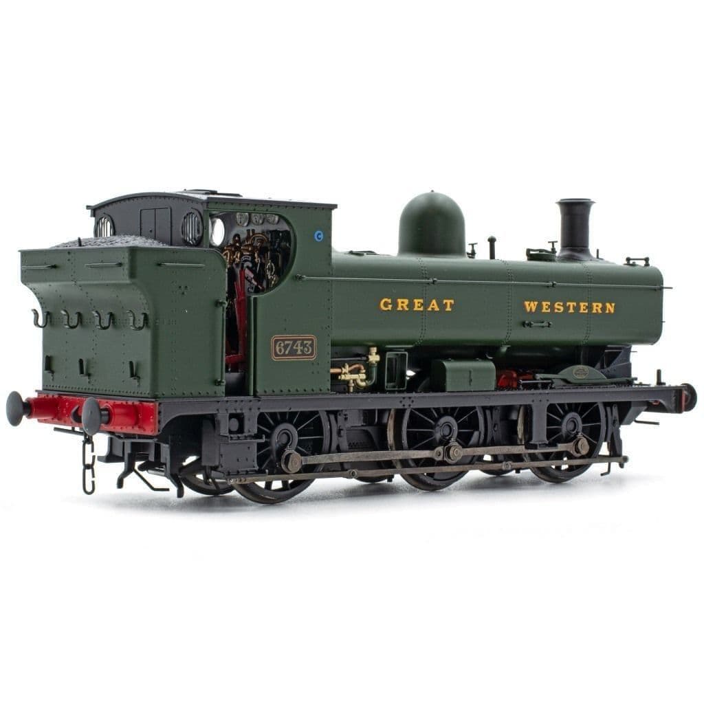 Accurascale ACC2871 Pannier Tank 6700 Class, 6743, Great Western Green OO Gauge *PRE ORDER £139.99*