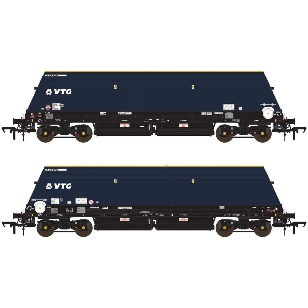 Accurascale ACC3148 Cutdown HYA ex-Biomass, Blue/Black with VTG branding (Pack 2) OO Gauge *PRE ORDER £84.95*