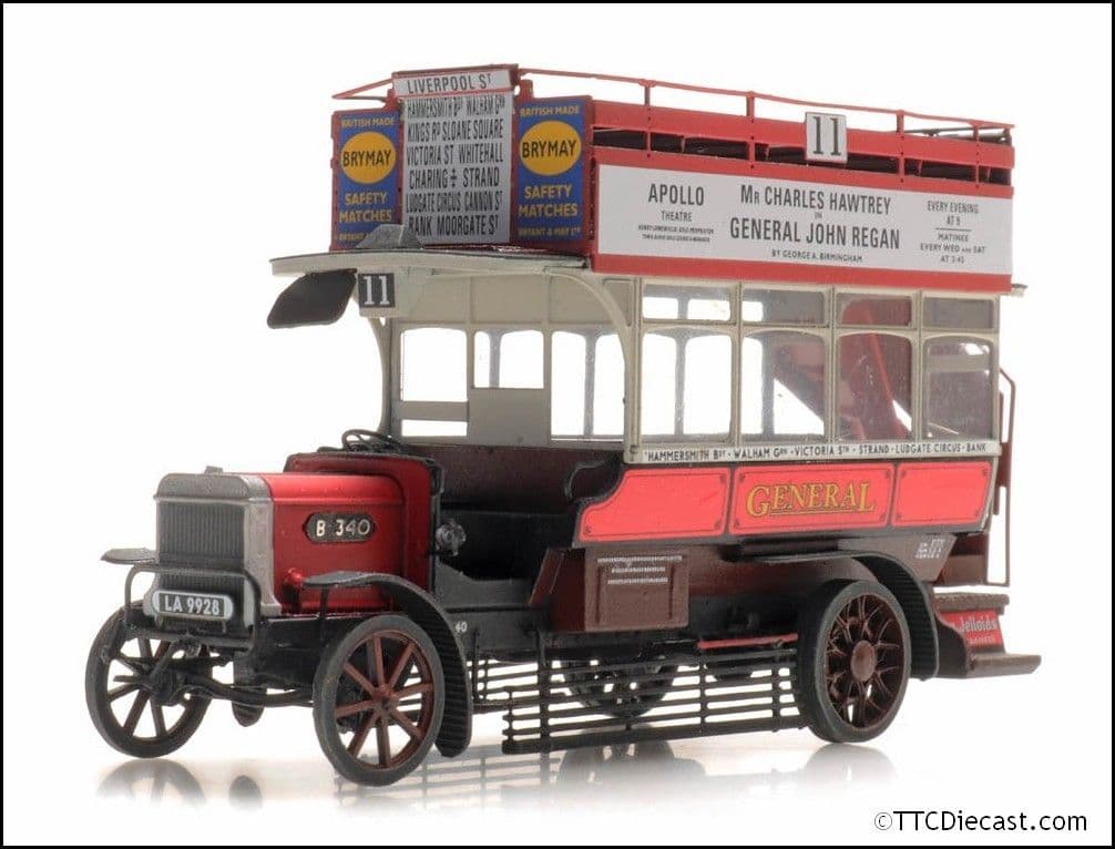 Artitec 387462 Type B London Bus, Hand Painted Resin. 1/87 Scale *Pre Order £56.79*