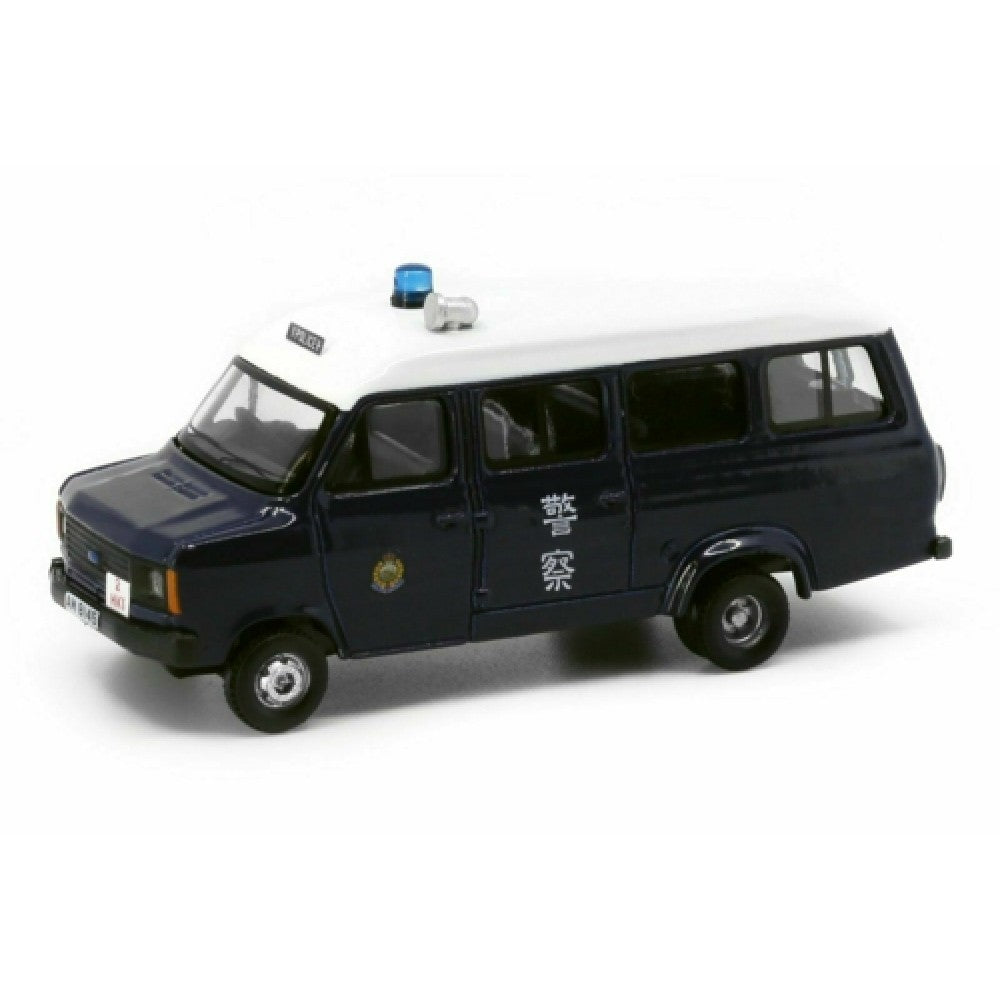 Tiny ATC64872 Ford Transit 1980's HK Police With Mesh Window Shields 1:76 Scale *LAST FEW**