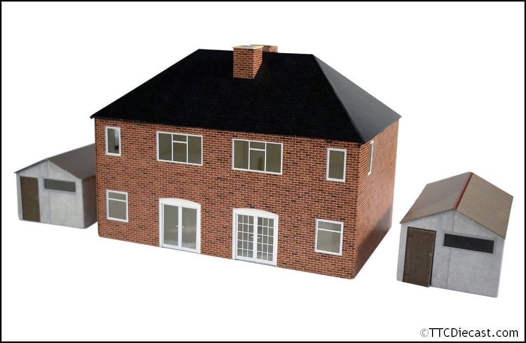 ATD Models ATD001 1930s Semi Detached House, 1/76 Scale, OO Gauge