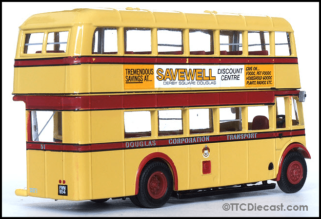 Atlas Editions 4655 111 Daimler CWA6 Utility Double Deck Bus Douglas Corporation Transport