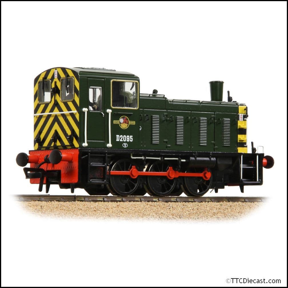 Bachmann 31-364A Class 03 D2095 BR Green (Wasp Stripes), OO Gauge