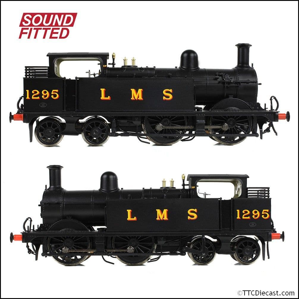 Bachmann 31-741BSF MR 1532 (1P) Tank 1295 LMS Black, OO Gauge